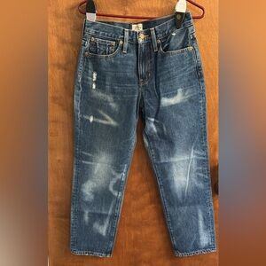 J Crew Slouchy Boyfriend Jean Barn Wash Size 25